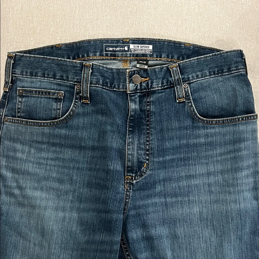 NWT Carhartt Slim Tapered Rugged Flex Jean - Picture 6 of 8